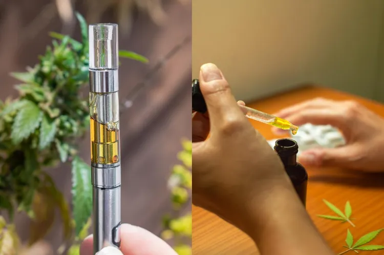 Vapper de CBD y gotero de CBD