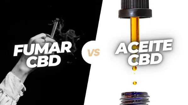 CBD fumado y en gotas
